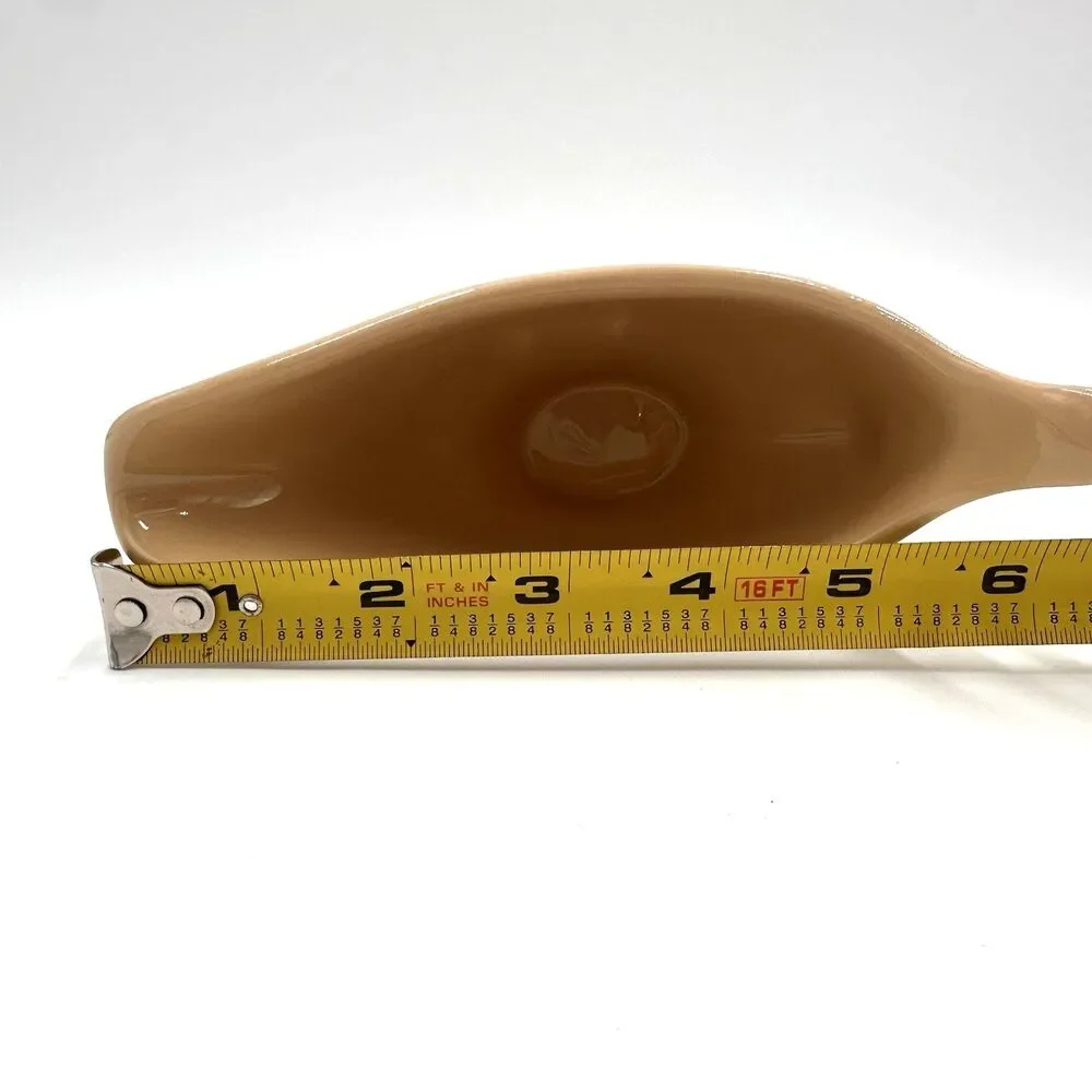 Shenango China Gravy Sauce Boat Beige Tan New Castle PA P-24 1966 Made in USA